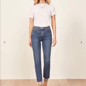 Reformation Julia Crop High Cigarette Jean